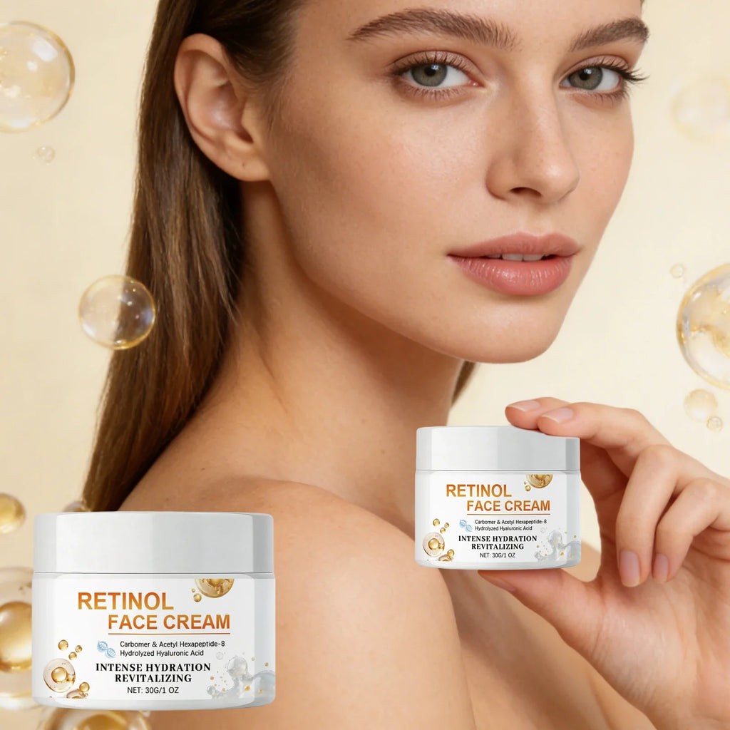 Retinol & Hyaluronic Acid Face Cream – Firm, Hydrate & Brighten