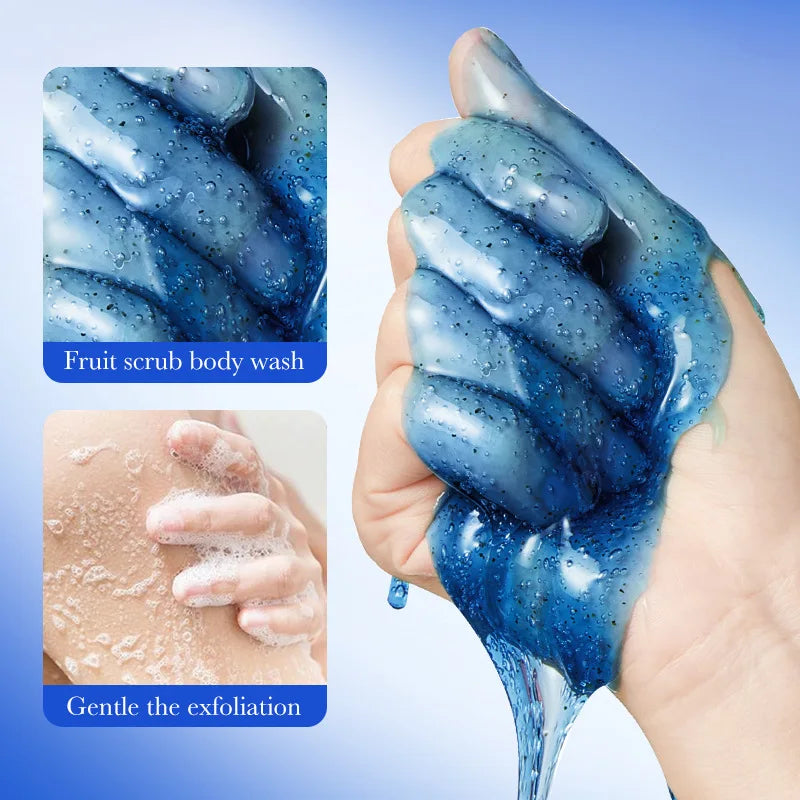 SADOER Blueberry Exfoliating Shower Gel 300ml | Brighten Skin