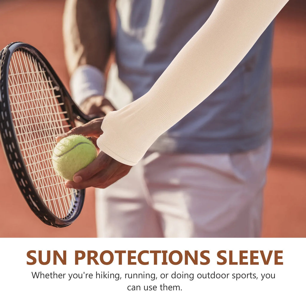 4Pairs Uv Protection Arm Sleeves Sun Blocking Cooling Outdoor Sports