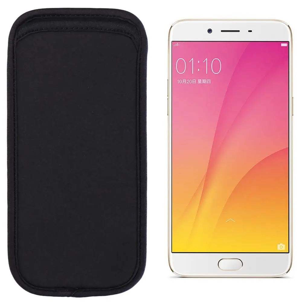 Neoprene Phone Pouch – Universal Soft Protective Bag, 9 Sizes