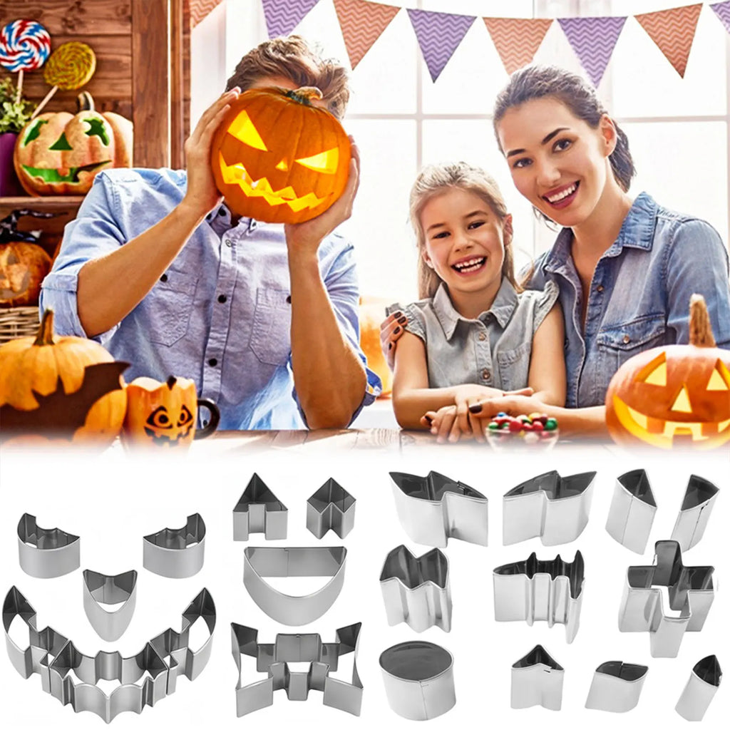 Halloween Pumpkin Carving Kit – Safe Stainless Steel Tools for Kids