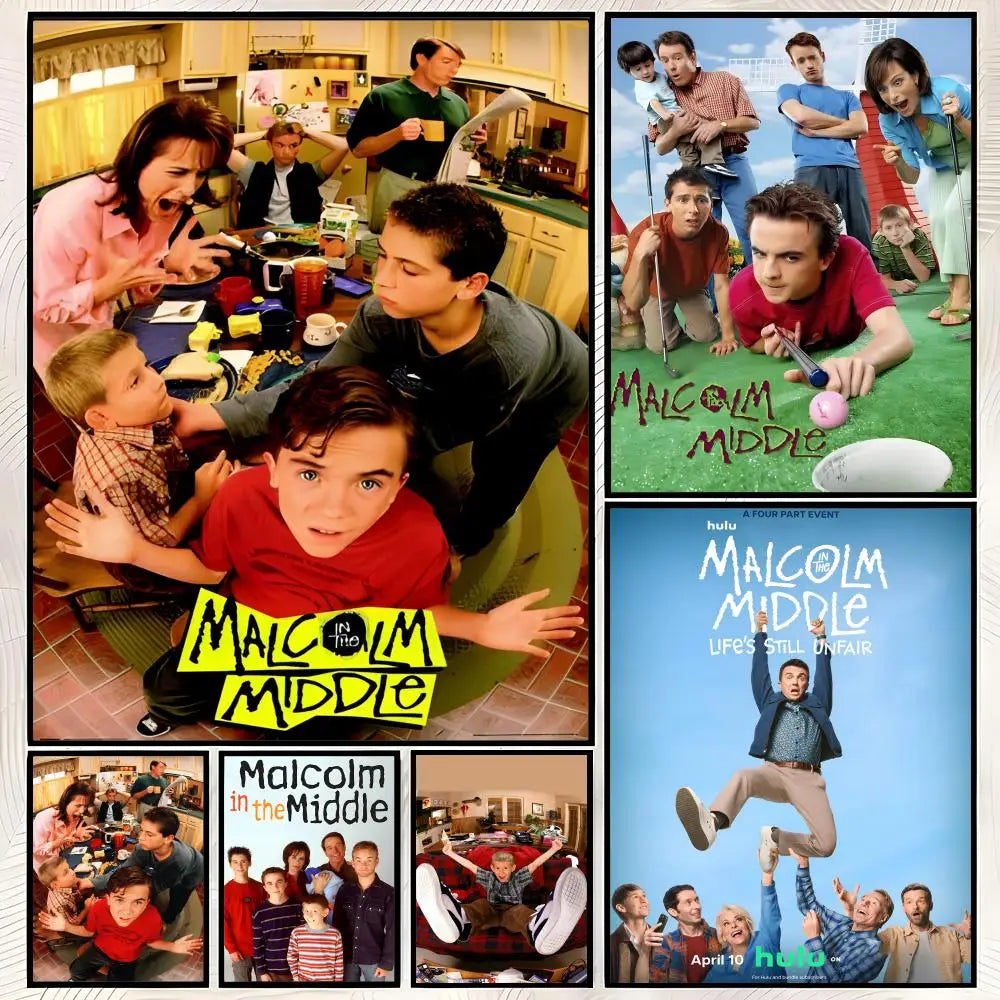 Malcolm in the Middle Poster – Self-Stick HD Waterproof Wall Art