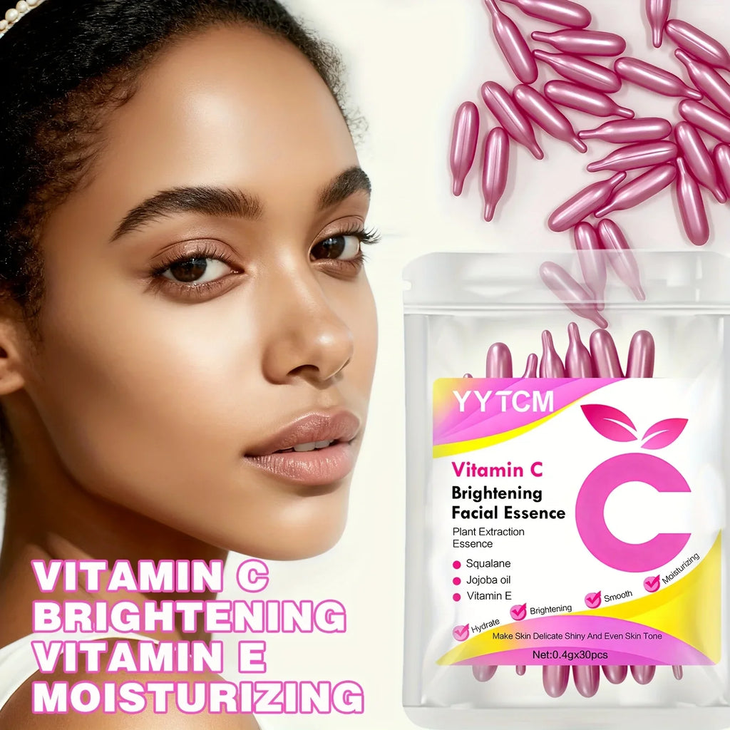 Vitamin C Brightening Capsule Essence – Squalane & Jojoba 30ct