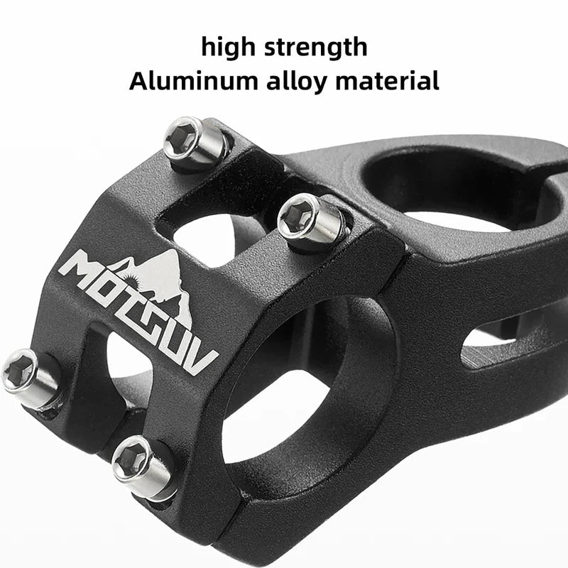 CNC Aluminium MTB & Road Bike Handlebar Stem 45mm 28.6/31.8mm