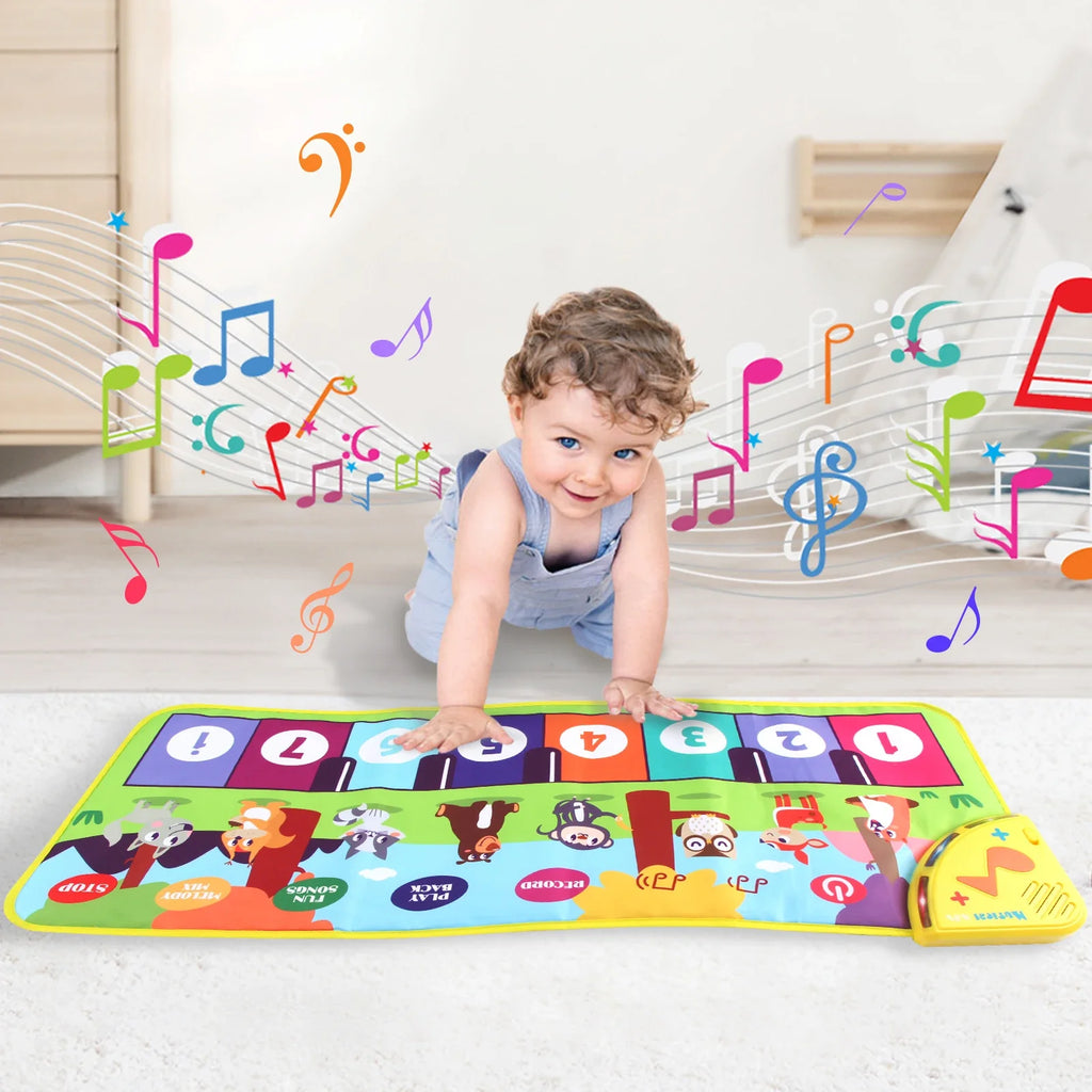 80 Kid Multifunctional Music Piano Mat Toddler Floor Baby Keyboard