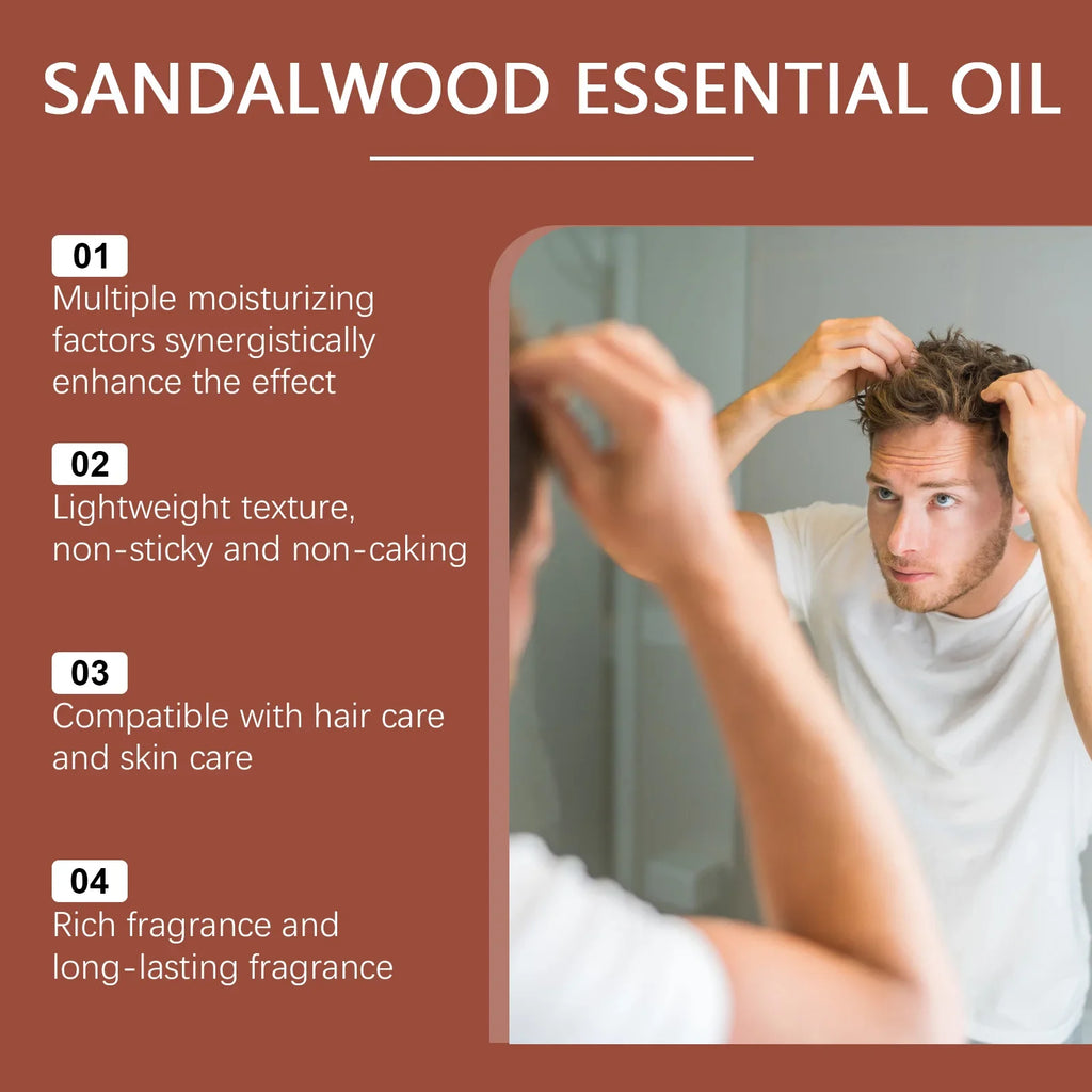 WIYUN Sandalwood Essential Oil – Hair & Body Moisturizer 50ml
