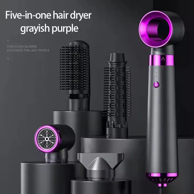 HOMEFISH 5-in-1 Hair Dryer & Styling Set | AC Motor, Anion