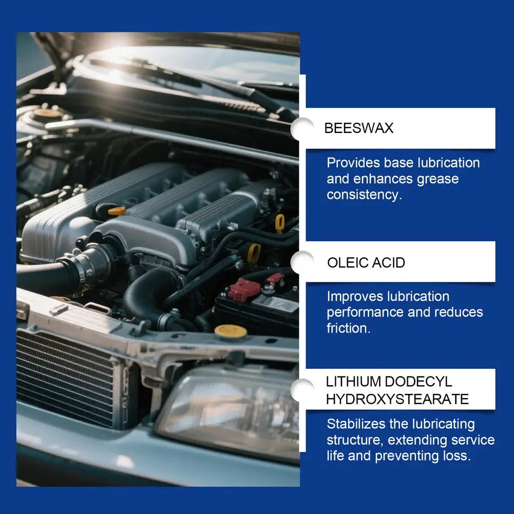 White Lithium Grease – High-Temp Auto & Vehicle Lubricant