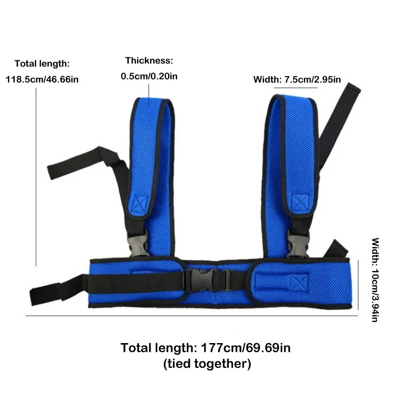 Wheelchair Safety Harness Vest – Adjustable Shoulder Strap
