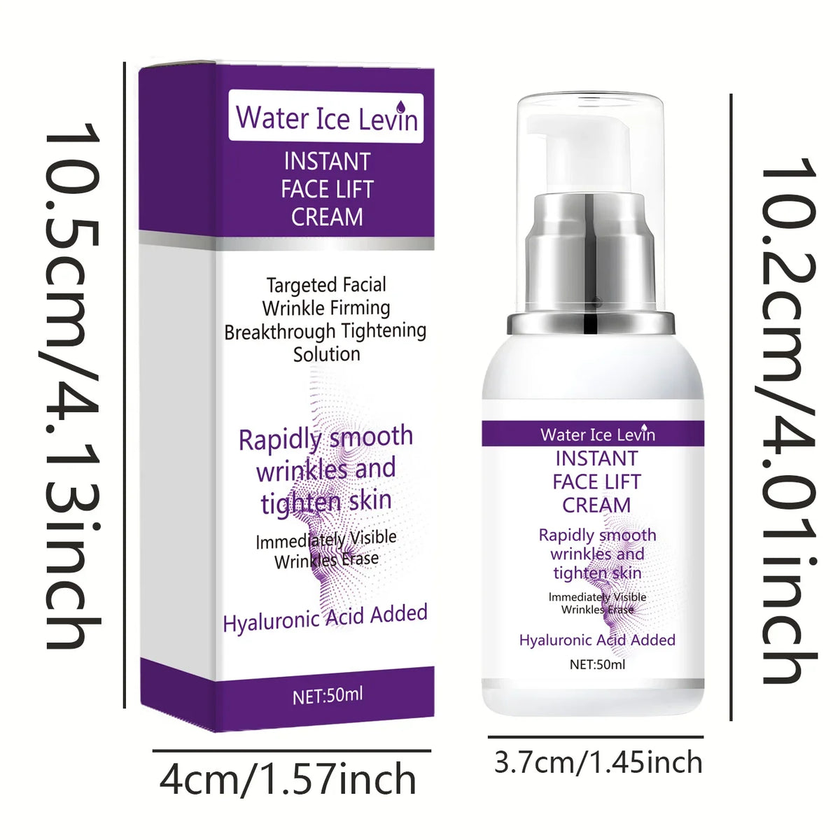 Instant Firming Face Cream – Hyaluronic Acid & Collagen 50ml
