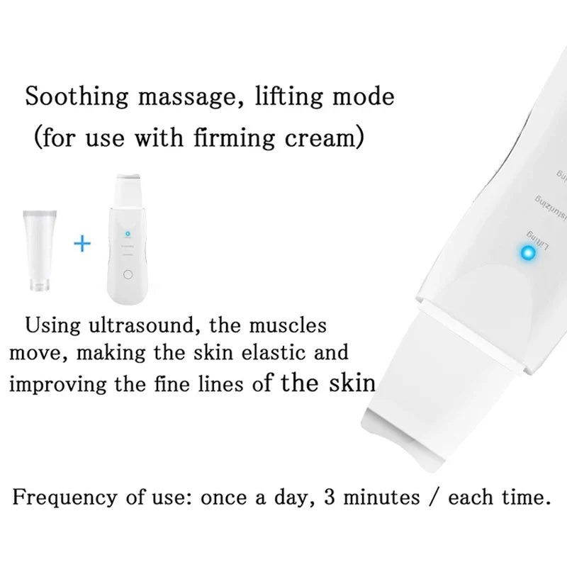 Ultrasonic Pore Scrubber – Blackhead Removal & Skin Peeling Tool