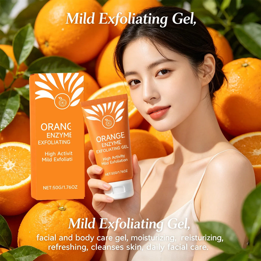 Orange Enzyme Exfoliating Gel for Face & Body – 50g
