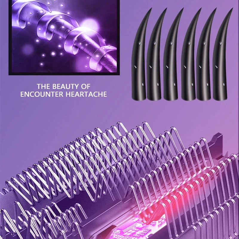 Negative Ion Hair Dryer Brush Set | 800W Ceramic Styling Tool