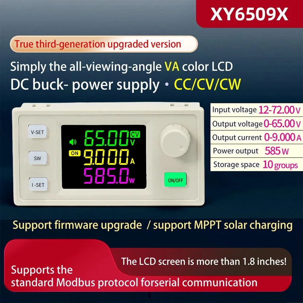 65V 9A 585W Buck-Boost DC Converter CC CV Lab Power Supply XY6509X