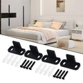 4-Pack Barn Door Anti-Swing Floor Guide Stoppers | Adjustable