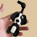 Beagle Dog Charm Keychain – PU Leather Adjustable Strap