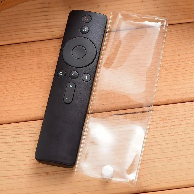 5 Remote Control Protective Cases Transparent PU Storage Bag