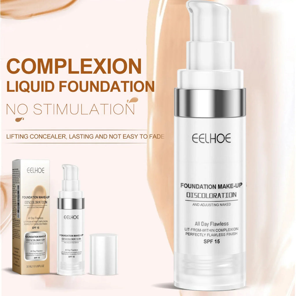 EELHOE Liquid Foundation – Full Coverage, Oil-Control & Hydrating