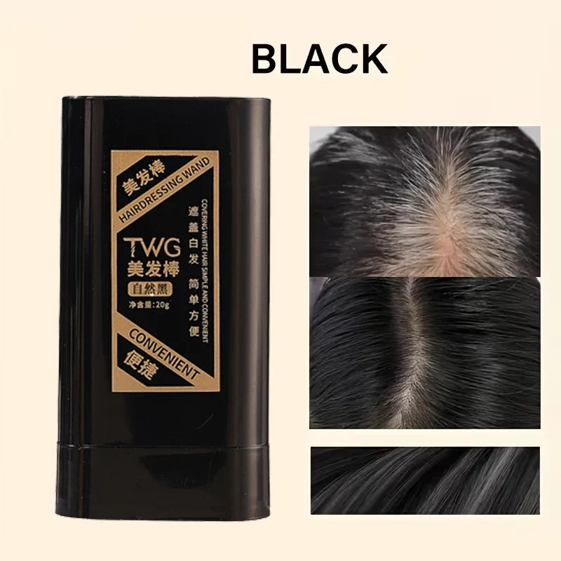 Portable Hair Dye Stick – Waterproof Gray Hair Cover