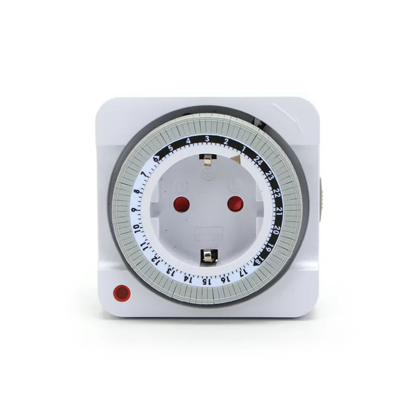 EU Plug 24-Hour Mechanical Timer Switch | Indoor Socket