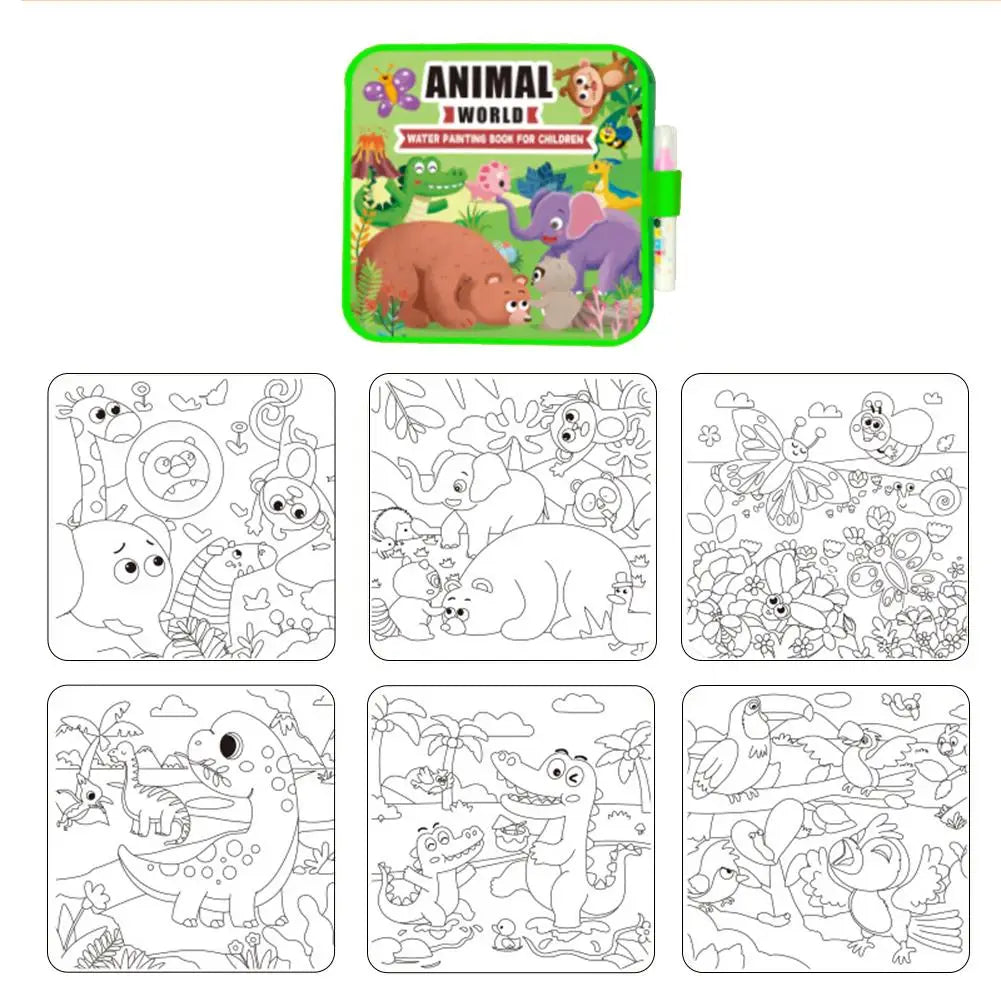 Magic Water Drawing Book DIY Doodle Coloring Books Birthday&holiday