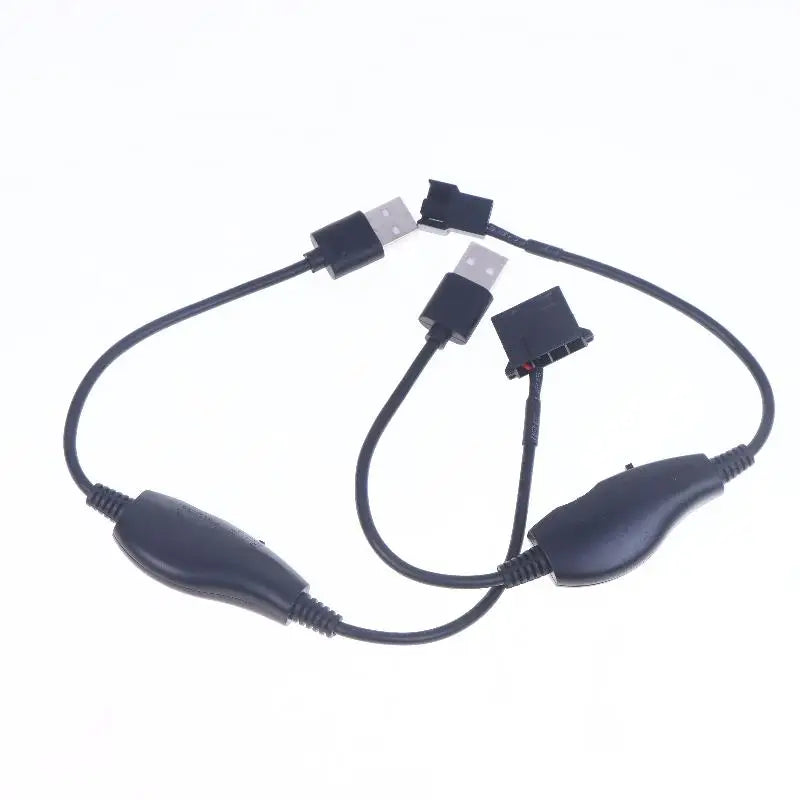 USB to 4-Pin PWM Fan Adapter Cable – 5V to 12V Boost