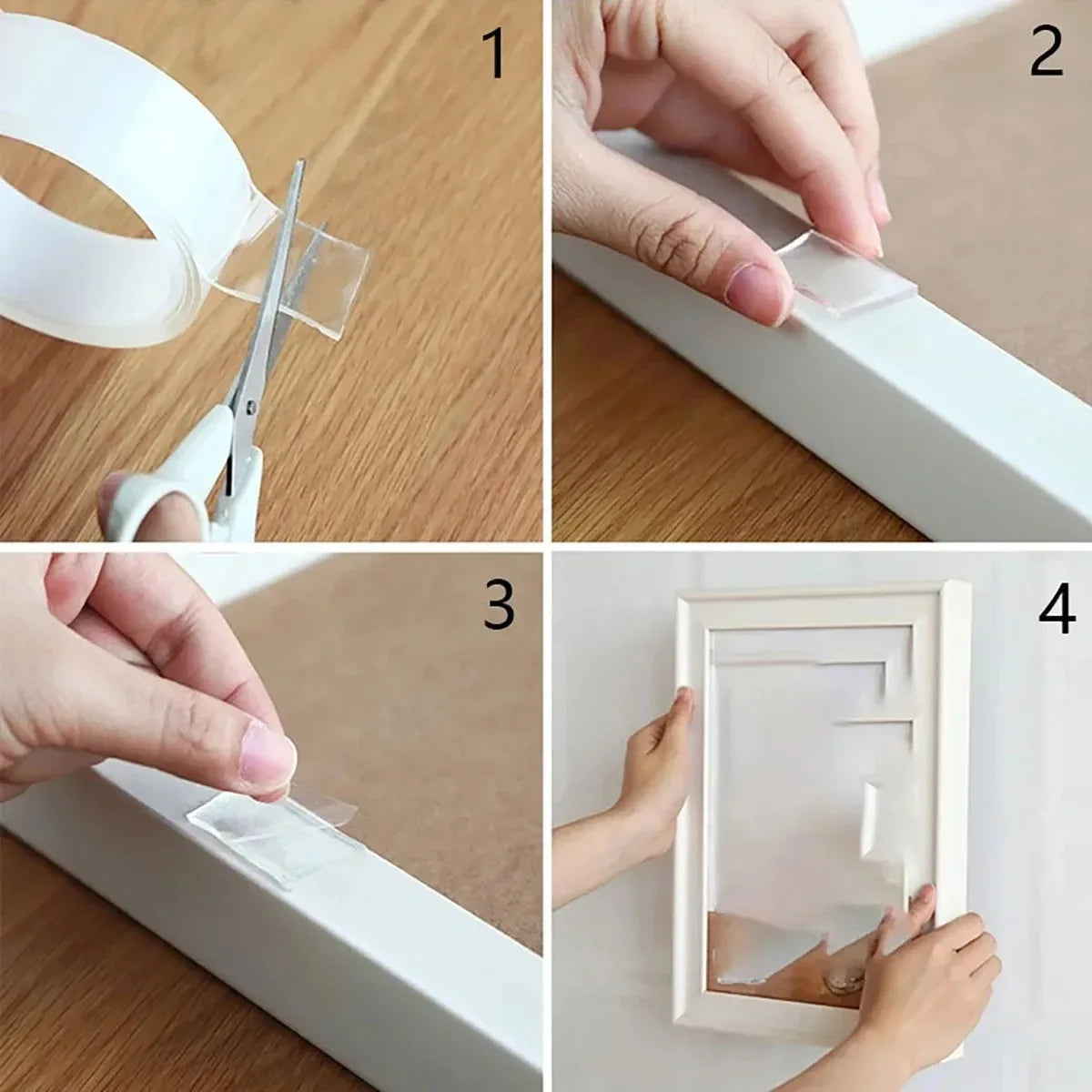 Nano Tape – Strong Acrylic Double-Sided Waterproof Clear Tape