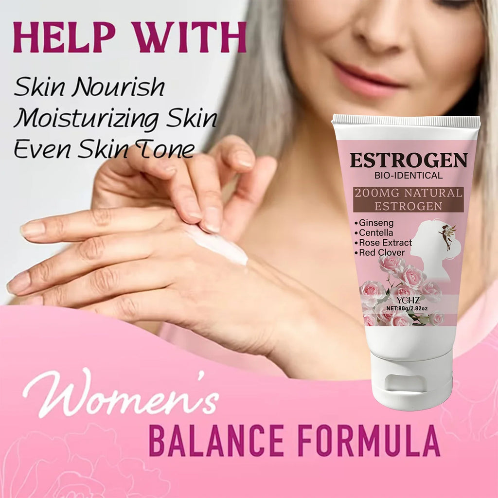 Women's Botanical Glow Cream – Ginseng, Rose & Centella 80g