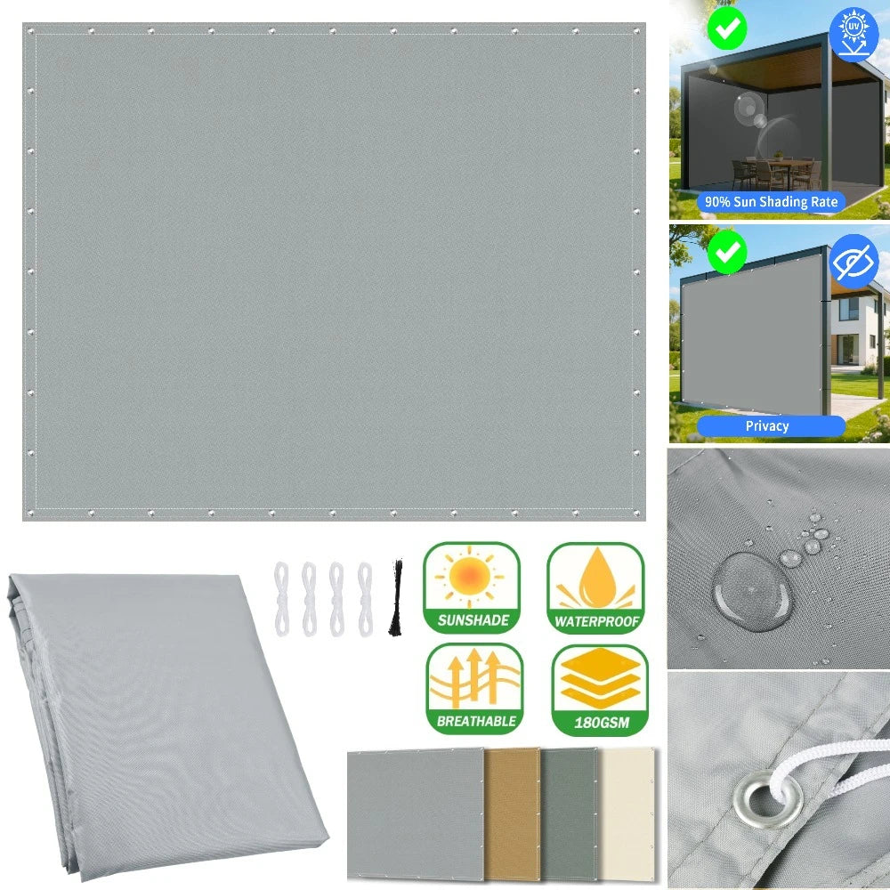 Waterproof Sun Shade Sail UV Block Canopy – Patio & Garden