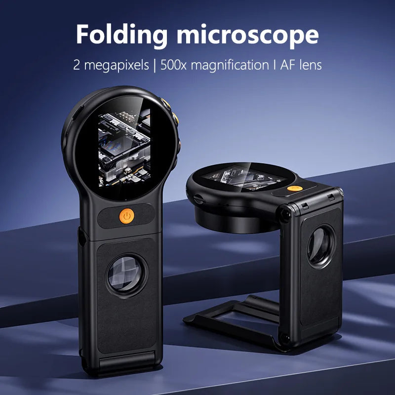 Handheld Digital Microscope 500x HD for Kids Science