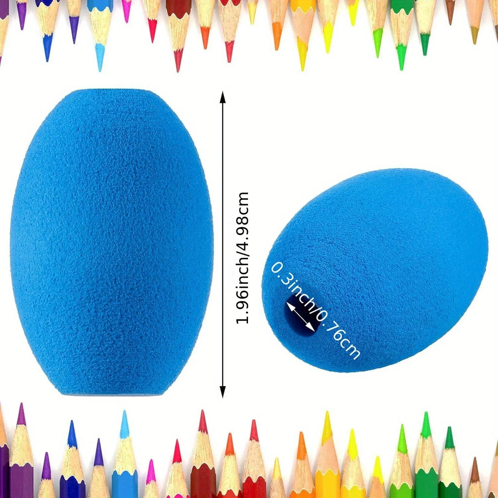 Soft Foam Pen Grip Holders – Non-Slip Ergonomic 6 & 12 Pack