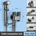 Handheld Bidet Toilet Spray Kit | 2-in-1 Angle Valve, No Batteries