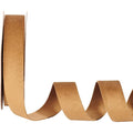 Double-Sided Velvet Ribbon Camel 1 Inch 10 Yards | Craft Ribbon