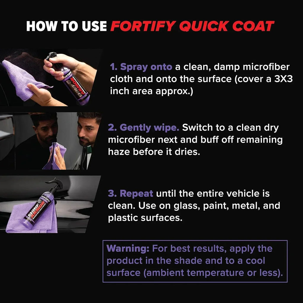 SHINE Fortify Quick Coat Ceramic Coating Car Wax Polish Spray