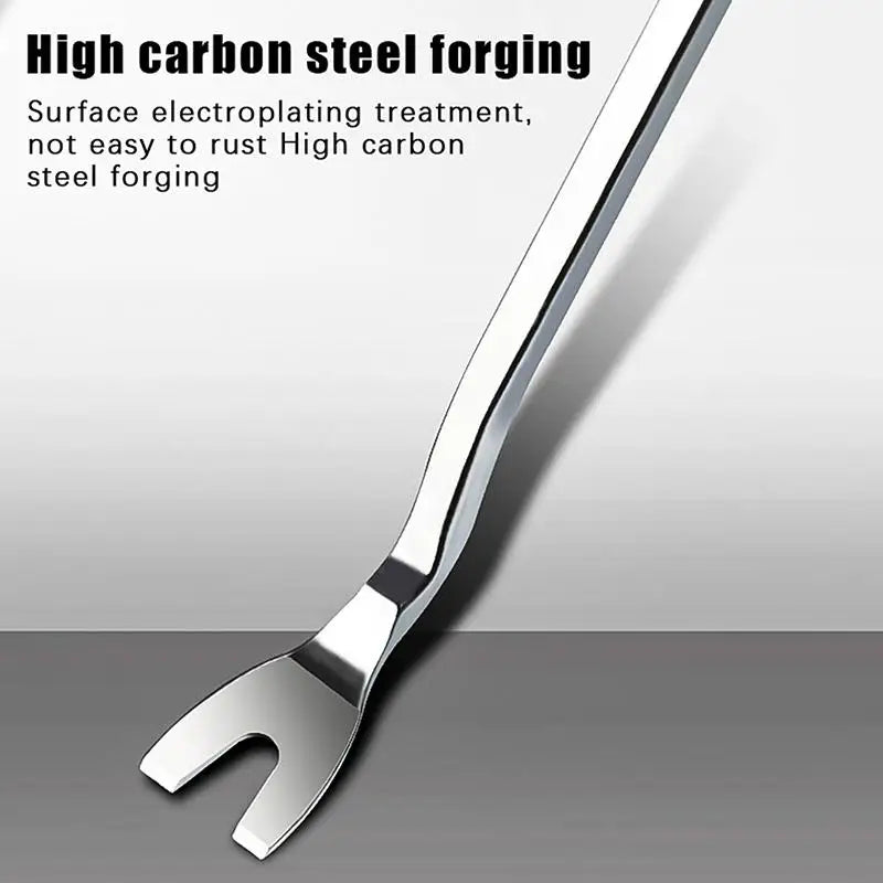 Auto Door Panel Clip Remover – Steel Pry Bar Trim Tool