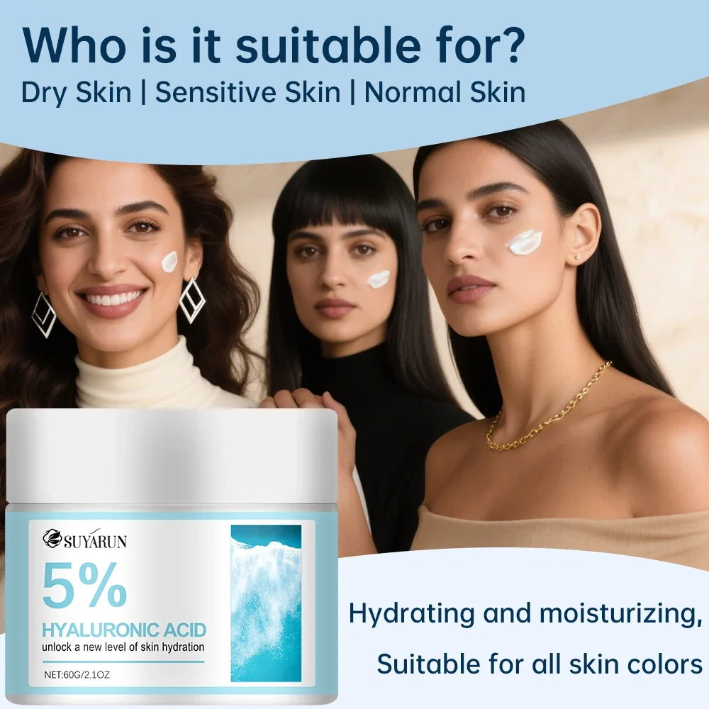 SUYARUN 5% Hyaluronic Acid Face Cream – Hydrating & Firming