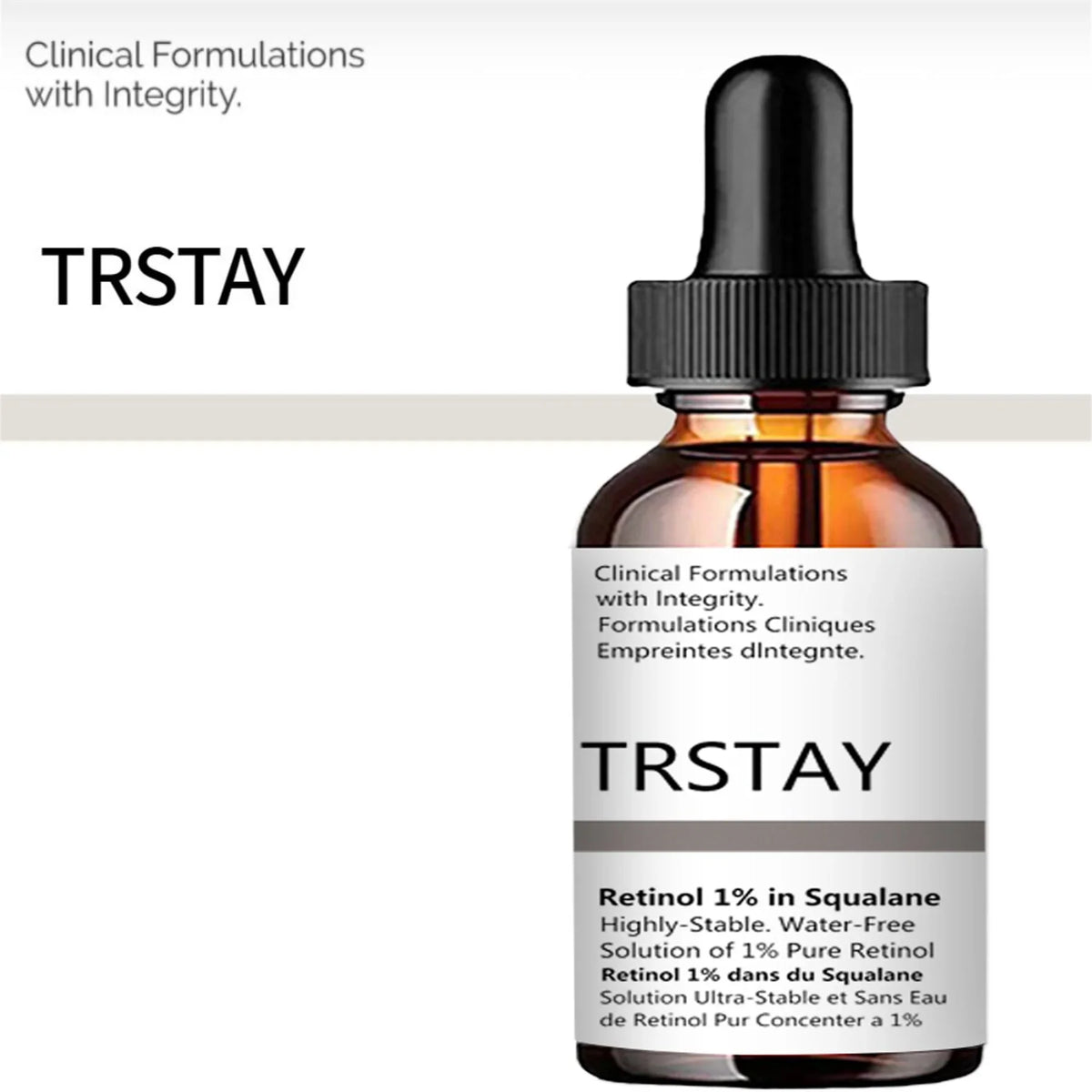 TRSTAY Squalane Retinol Face Serum Oil – Brightens & Hydrates