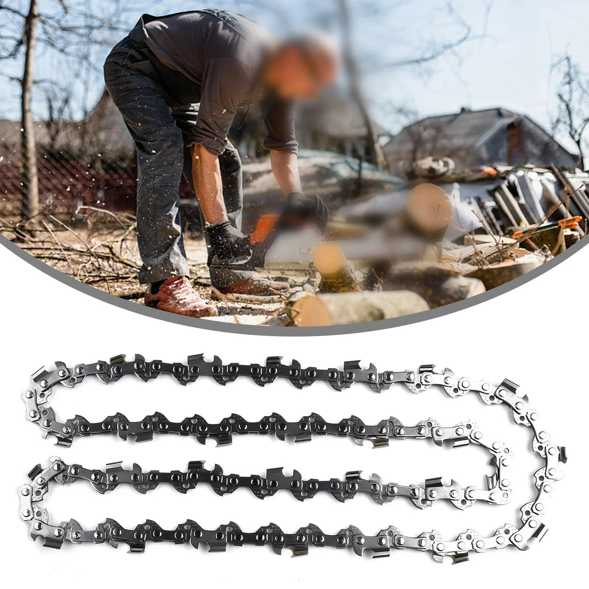 56 DL Chainsaw Saw Chain Blade 3 8 LP 050 Gauge Wood Cutting Parts