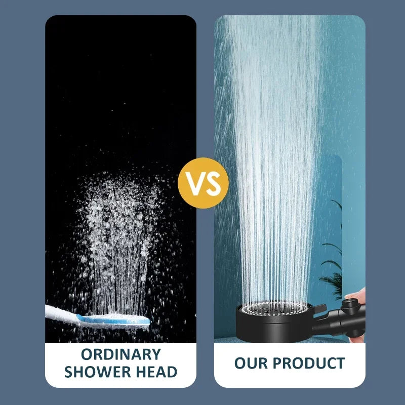 5-Mode High-Pressure Handheld Shower Head | Water-Saving