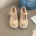 Women's Faux Suede Chunky Heel Pumps – Buckle Strap