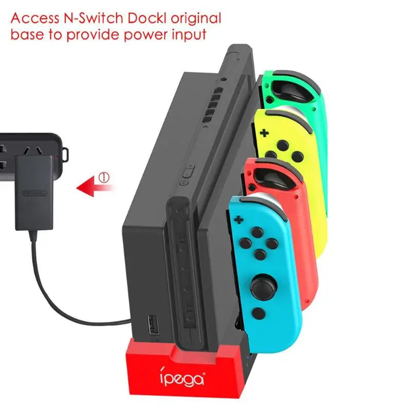 Nintendo Switch Joy-Con Charging Dock Station – 4 or 6 Slots