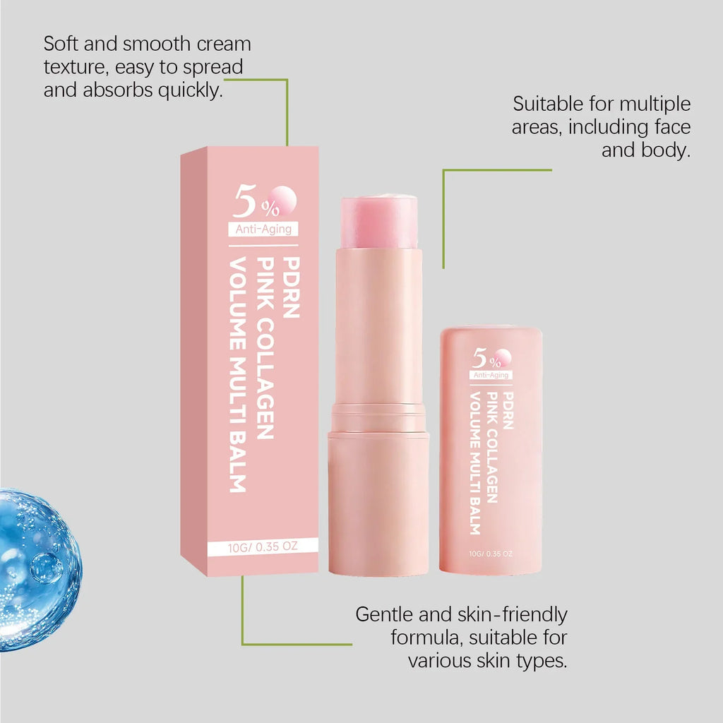 PDRN Pink Collagen Multi Volume Balm Stick – Face & Neck
