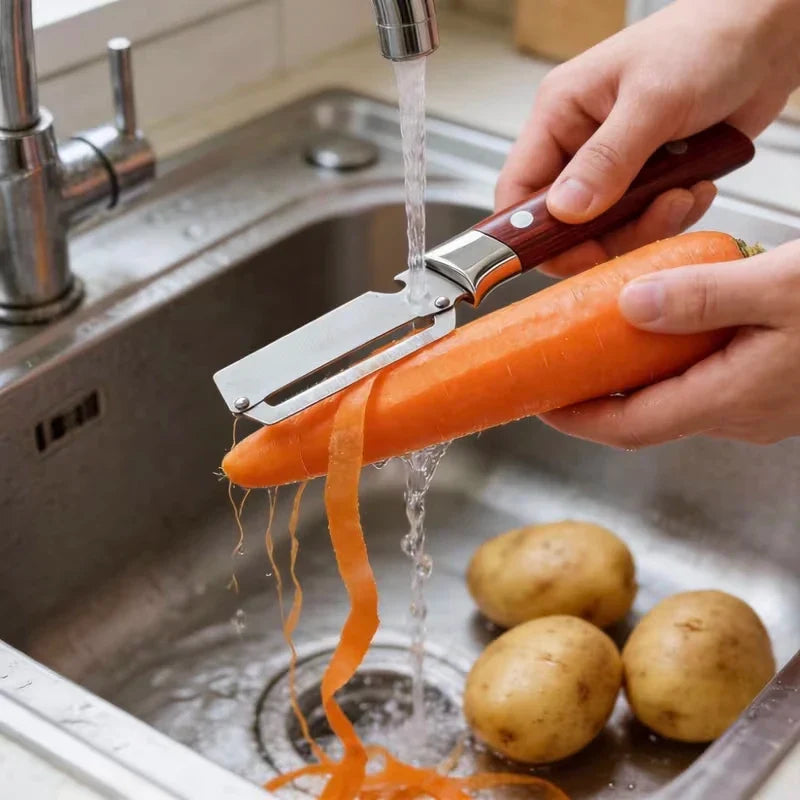 Stainless Steel Peeler Set 1/3/5 Pc – Fruit & Vegetable Peeler