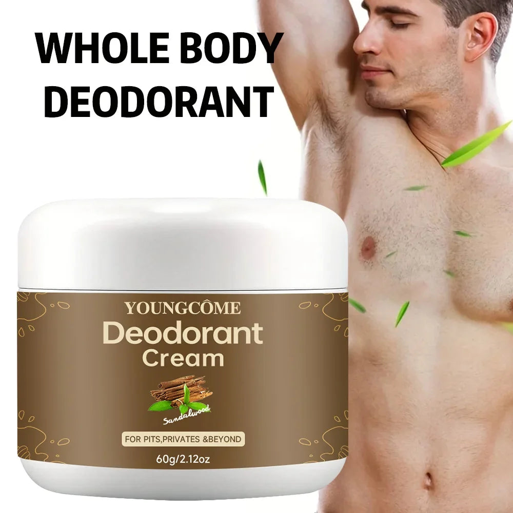 YOUNGCOME Natural Deodorant Cream – 72Hr Odor Control Women