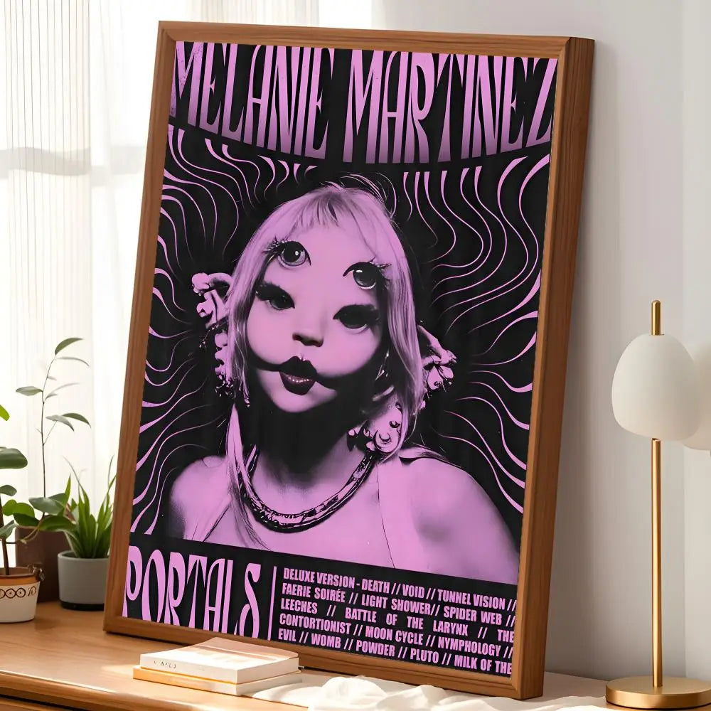 Melanie Martinez HD PVC Wall Poster – Self-Stick Waterproof Decor