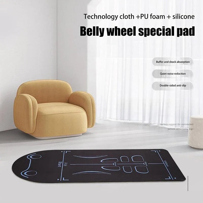 Non-Slip TPE Kneeling Mat – Thick Cushioned Yoga & Gym Pad