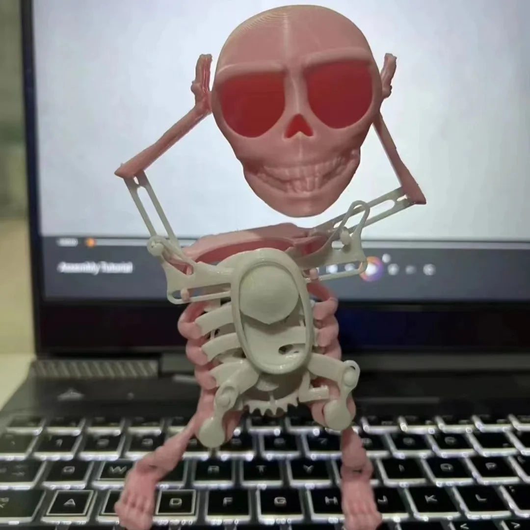 Funny Wind-up Dancing Skeleton Toy No Need Battery Kids Toddlers