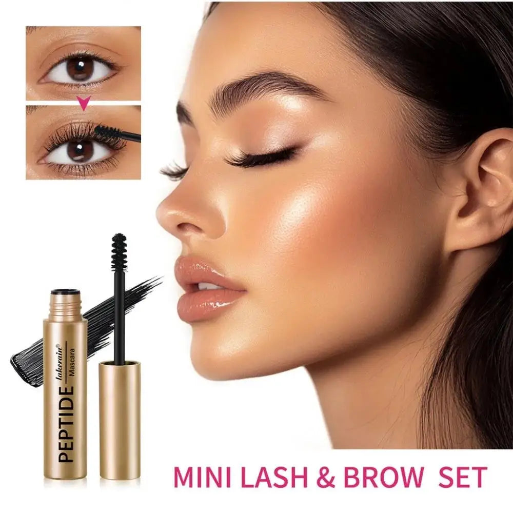 Lakerain Peptide Lash & Brow Serum Mascara Kit | 3-Piece Set