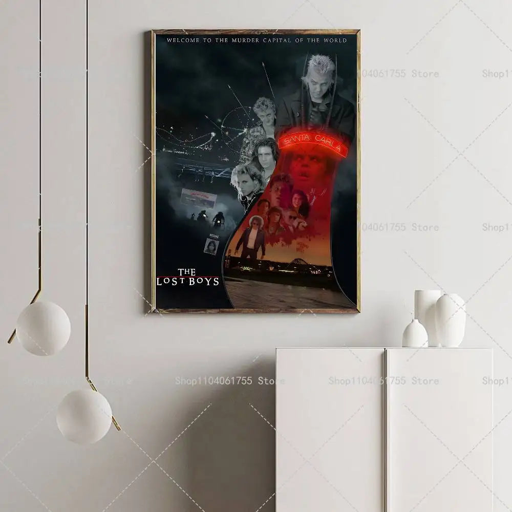 Lost Boys 1987 Classic Movie Poster – Self-Adhesive Wall Art
