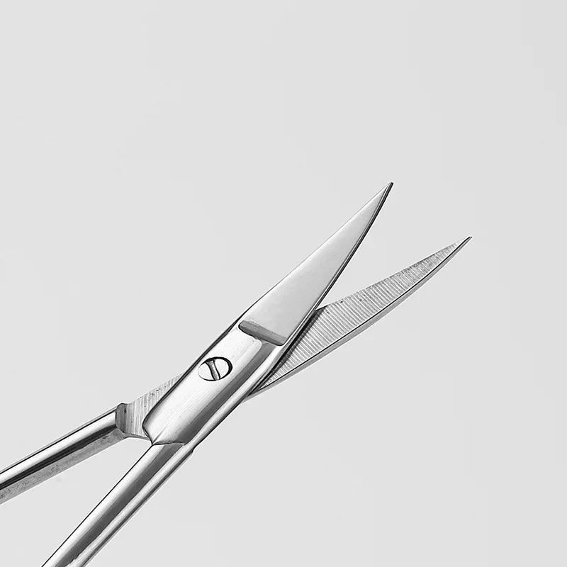 Curved Tip Stainless Steel Cuticle Clipper & Trimmer Tool